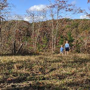 Hills on the trail.