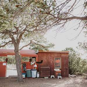The host encourages recycling and composting.