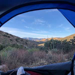 Rugged Old West Mountain Camping
