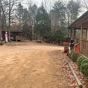 Cute cabins if you don’t have an rv or tent.
