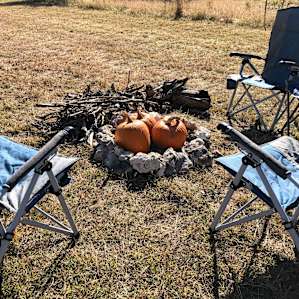 Nightly fire pits