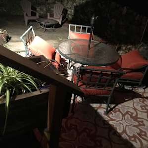 Private patio