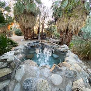 The mineral pool was the best after a day of hiking Joshua Tree