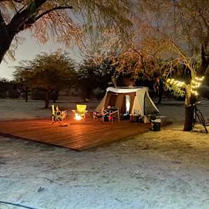 No fires allowed, so we brought a portable fire grill and loved it