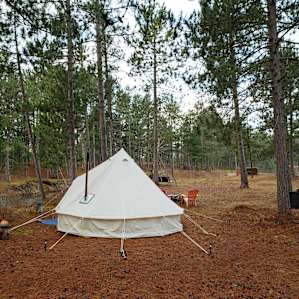 Beautiful area around the Tipi on Thanksgiving Day 2020