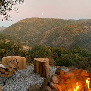 Campfire Moonrise views