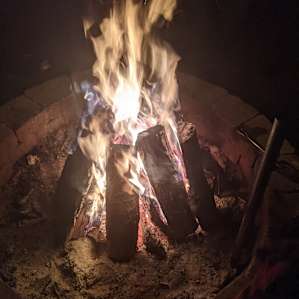 Large fire pit