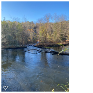 River when they were releasing water
