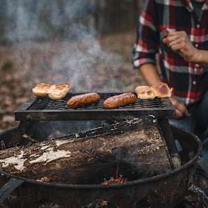 Nothing beats campfire cooked dinners!