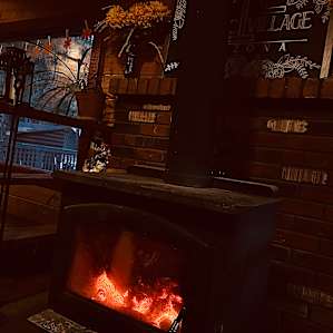 Cozy lodge inside