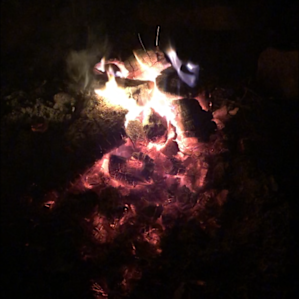 My evening fire