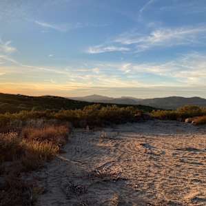 Right beside the water tank you can back in your car a bit and enjoy the sunset.
