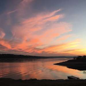 Beautiful sunset seen from the neighborhood's private park (~5 min walk).