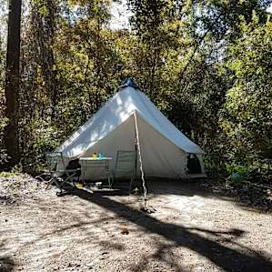 Tent set up