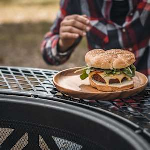 Best camp veggie burgers we've ever had!