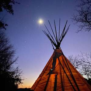 Tipi In The Orchard