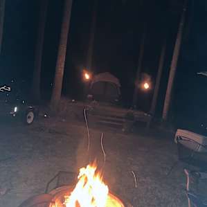 Any night is a nice night for a fire.