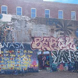 Graffiti in the very arty town of Bisbee