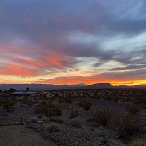Sunset from the Chalet