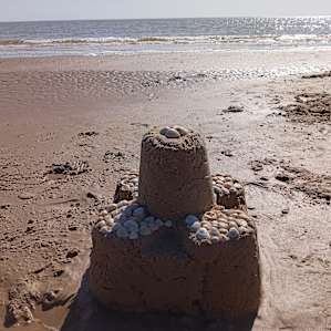Beach Front with a secluded beach