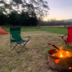Fire Pit Going