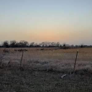 The very corner of the 100 acre property
