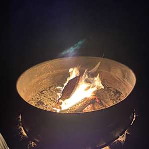 Community fire pit...fantastic