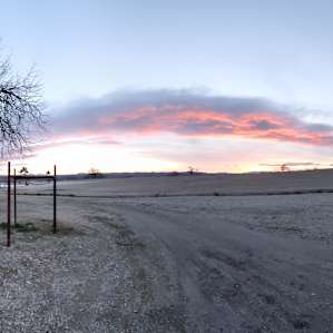 view from campsite