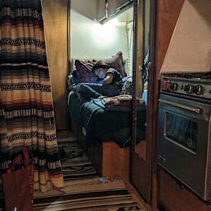 Cozy and warm as a windstorm rages outside