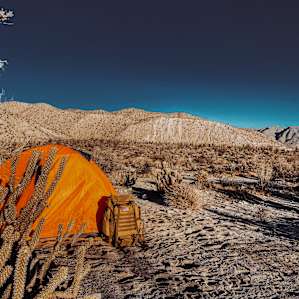 Your actual view from the tent camp site.