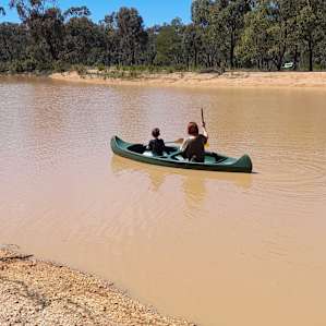 The free canoe use was lots of fun.