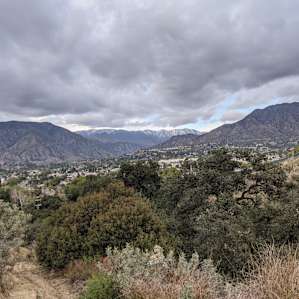 The rainclouds made a breathtaking view!