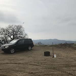 Trailer Camping with Mountain Views