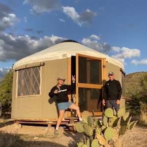 YURT GEODE @ RIPARIAN RIDGE RANCH
