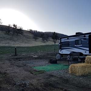 Sunrise over the hills east of the camp spot