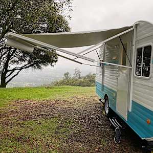 Mountain top stay with views!