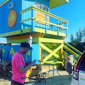 South Miami Beach Life Guard Tower