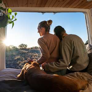 Your private sunset views at Desert Tranquil Nothingness.
