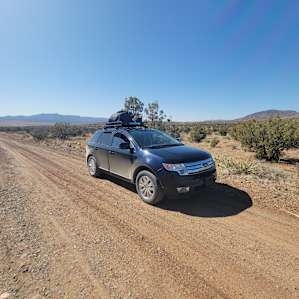 Dirt road into SMD Ranch.