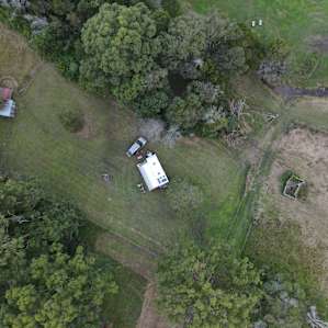Drone shot of our paddock