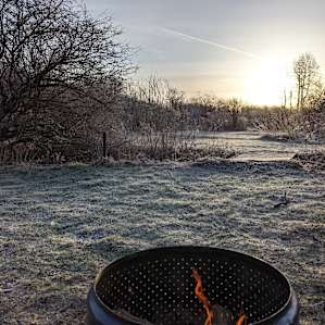 Morning view from the campsite