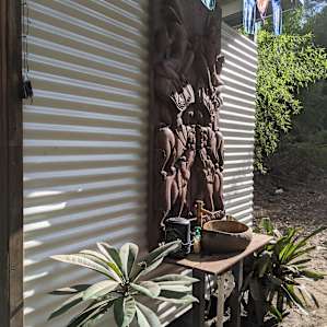 Toilet/ shower block