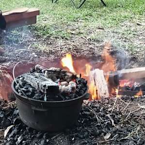 Beautiful camp oven roast