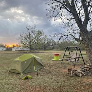 tent set up