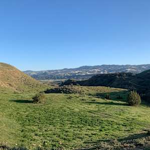 take the road over the west ridge - this verdant valley was a treat