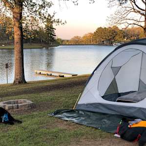 Tent camp w/o electricity lake #2