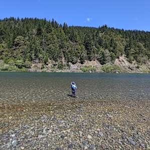 Our 5 year old fishing.