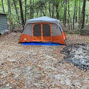Man Cave Tent Camp + Hookups