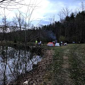 View from the access road on the property