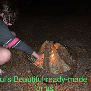 Paul's beautiful ready-made fireplace